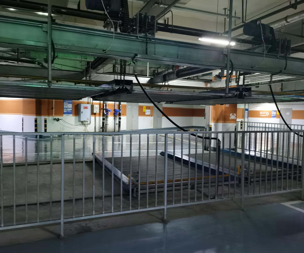 負二正三地坑式PSH5D2五層升降橫移機械式停車設備 負二正三地坑式PSH5D2五層升降橫移機械式停車設備